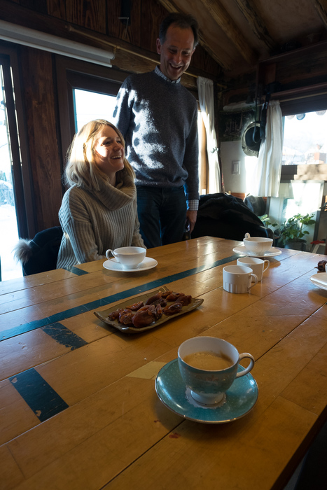 Will and Helen in Kyung-ah's study.