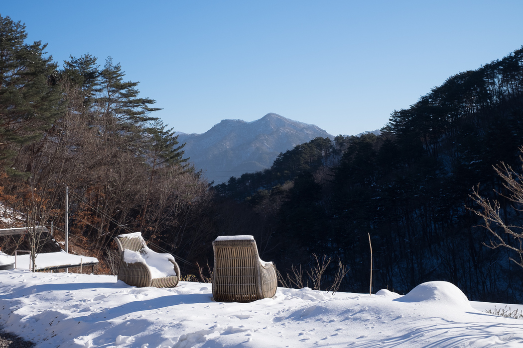 The view from Kim Chul-ho's house.