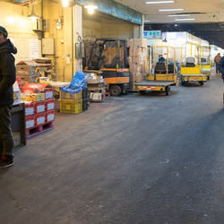 The streets within Garak market, Seoul.