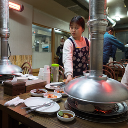 Grilled fish restaurant, Sokcho.