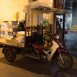 Fruit and vegatable section, Garak market, Seoul.