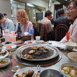 Grilled fish restaurant, Sokcho.