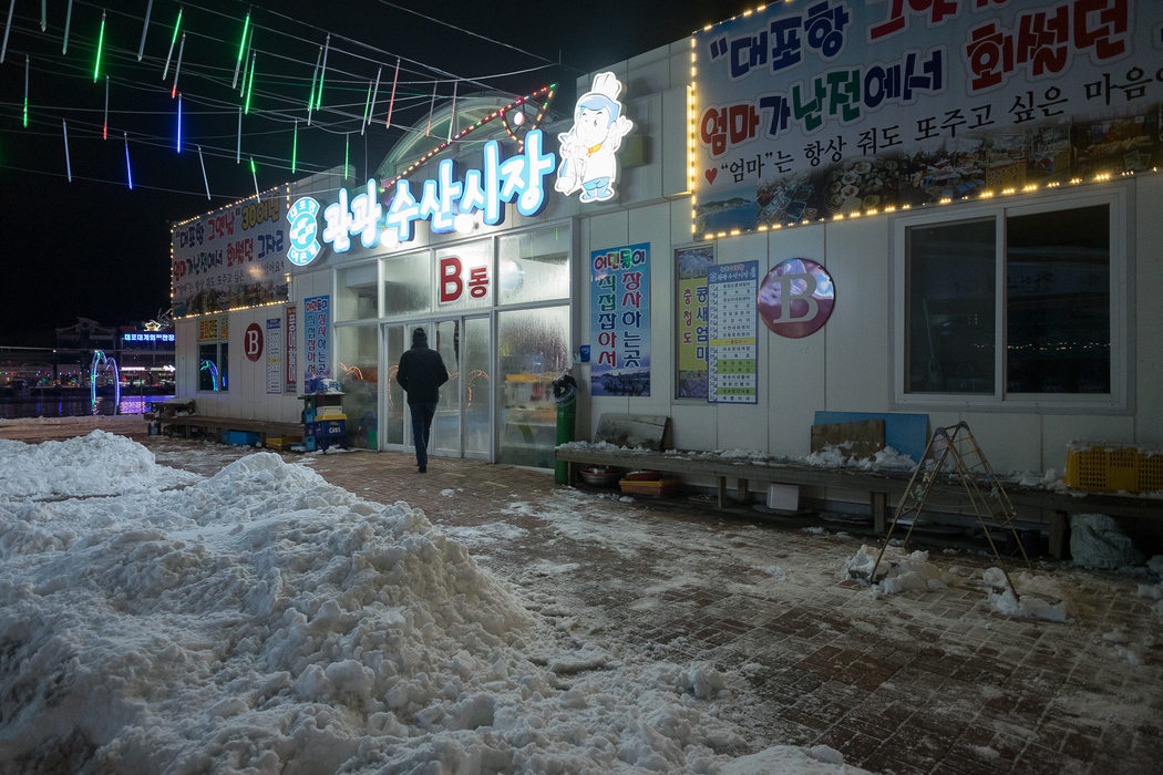 One of Sokcho's fish markets.