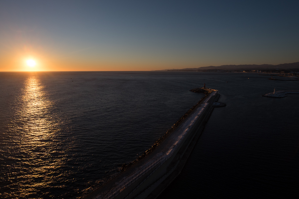 Sunrise in Sokcho.