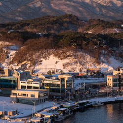 Sunrise in Sokcho.