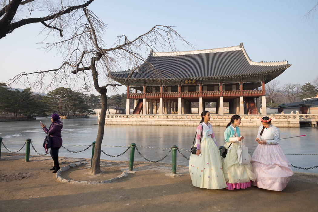 Gyeonghoeru Pavilion, Gyeongbokgung palace, Seoul.