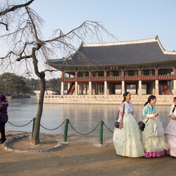 Gyeonghoeru Pavilion, Gyeongbokgung palace, Seoul.